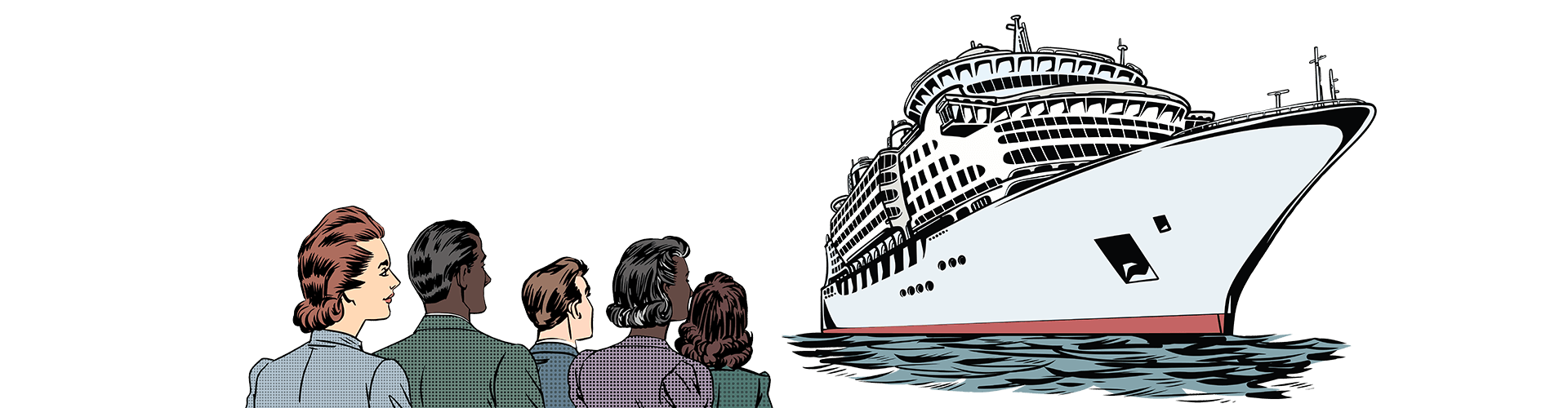 Getting to port is daunting and these passengers boarding a ship know that. Book drvn, the world's finest cruise transfer.